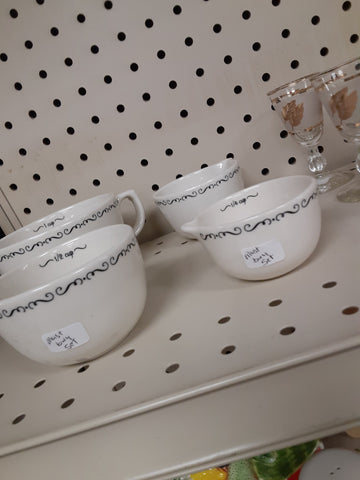 Z - Spiritual mixing cups.