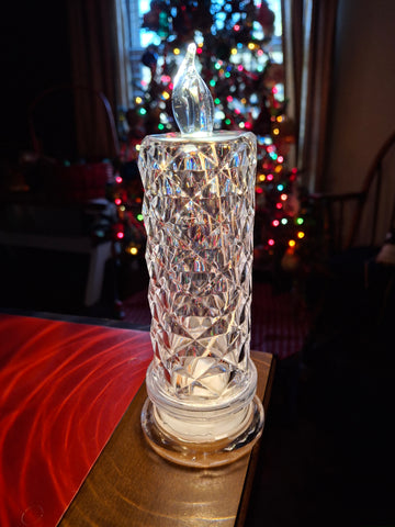 Z- non breakable clear decor candle