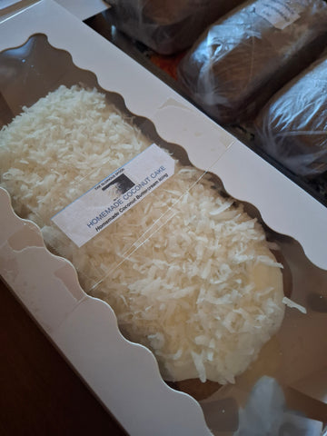 Y-Homemade coconut loaf cake