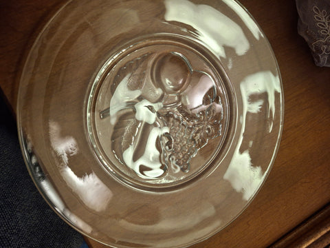 Z-Etched fruit dessert plates.