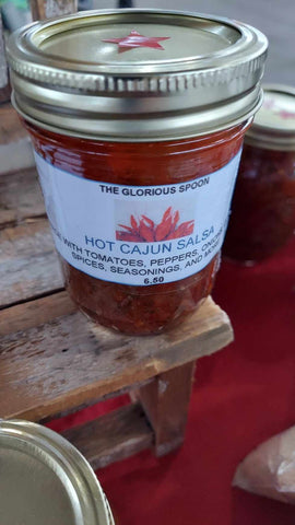 A- SALSA Hot Cajun Salsa.