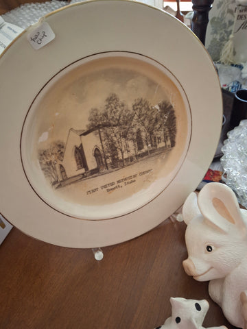 Z-Old Antique Church Plate