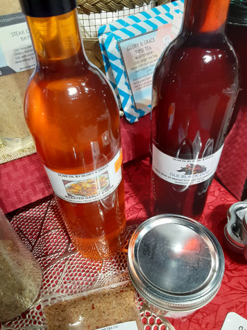 A-OLIVE OIL Garlic Jalapeno Olive Oil/Large bottle