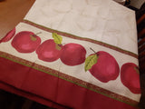 Z - Collectibles from Sherry's Shelves/Pretty Apple Print Curtains and Valence