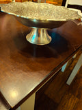 Z- Silver Standing Bowl.