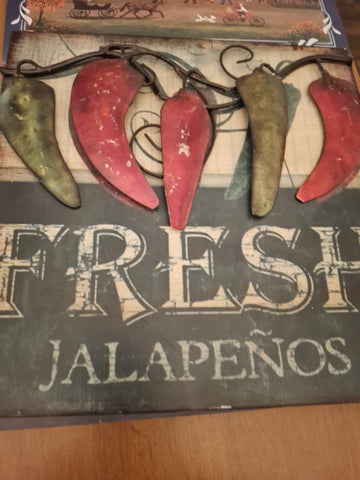 Z-Fresh Jalapeño tin sign