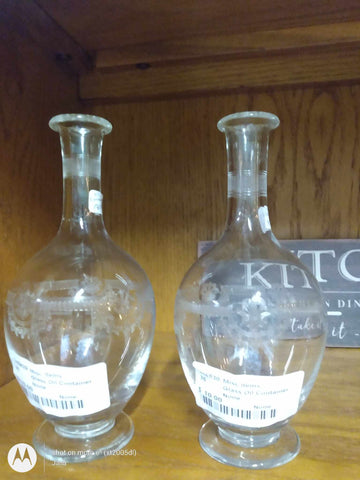 Z-Collectibles from Sherry's Shelves-Antique Glass Oil Containers
