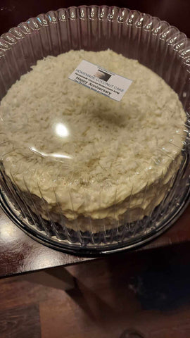 X - THE GLORIOUS SPOON/ 2 Tier Coconut Cake.