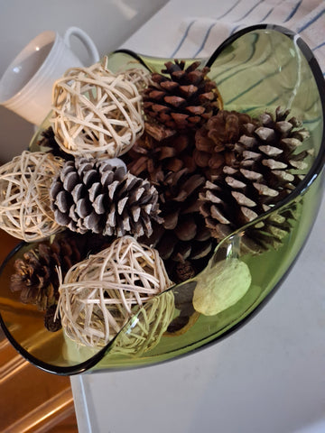 Z-Bowl of pinecones