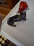 Z-Christmas weiner dog decor