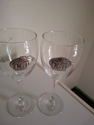 Z-LSU Wine glasses.